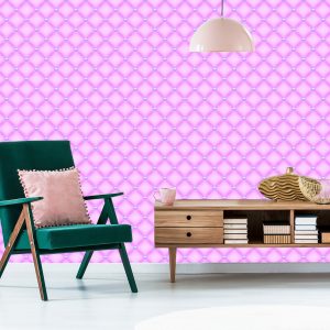 Papier Peint Matelassé - Rose – Image 6