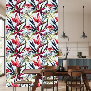 Papier Peint Fleurs Et Feuilles Tropicales – Image 4