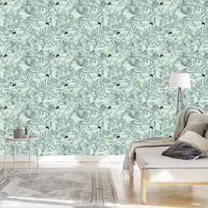 Papier Peint Toucans Et Plantes Exotiques – Image 3