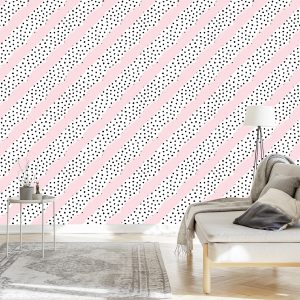 Papier Peint Rayures Pointillées – Image 3