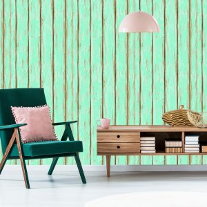 Papier Peint Planches En Bois Colorées Avec Des Copeaux – Image 6