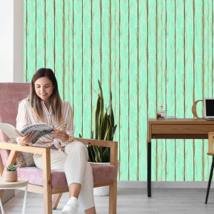 Papier Peint Planches En Bois Colorées Avec Des Copeaux – Image 7