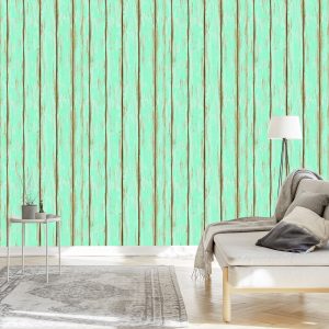 Papier Peint Planches En Bois Colorées Avec Des Copeaux – Image 3