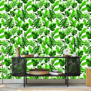 Papier Peint Monstera Et Feuilles De Palmier – Image 5