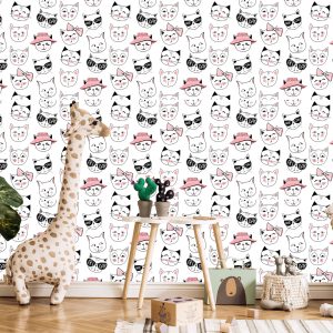 Papier Peint Pour Les Enfants - Chats Drôles – Image 5