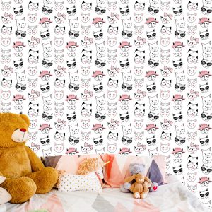 Papier Peint Pour Les Enfants - Chats Drôles – Image 6