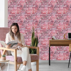 Papier Peint Vieille Brique Rouge – Image 7