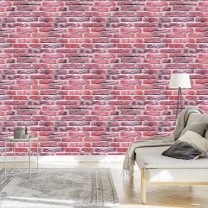 Papier Peint Vieille Brique Rouge – Image 3