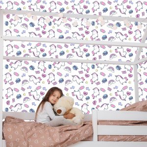 Papier Peint Pour Les Enfants - Licornes Endormies – Image 7