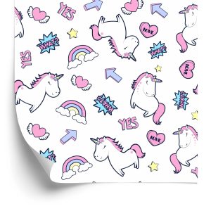 Papier Peint Pour Les Enfants - Licornes Endormies – Image 2