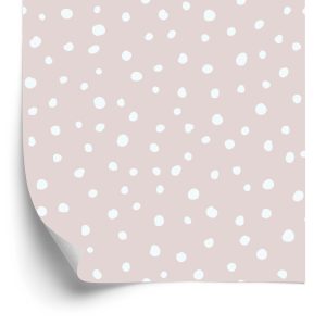 Papier Peint Pois Blancs Abstraits – Image 2