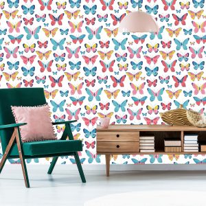 Papier Peint Pour Les Enfants - Papillons Mignons – Image 6