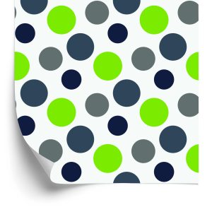 Papier Peint Points Gris Et Verts – Image 2
