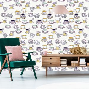 Papier Peint Pour Les Tasses Colorées De Cuisine – Image 6