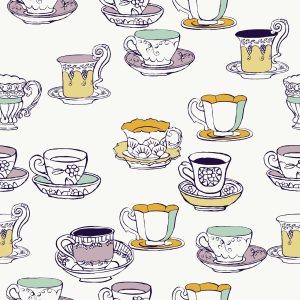 Papier Peint Pour Les Tasses Colorées De Cuisine – Image 1