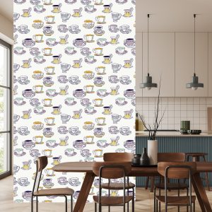 Papier Peint Pour Les Tasses Colorées De Cuisine – Image 4