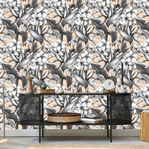 Papier Peint Belles Fleurs Exotiques – Image 5