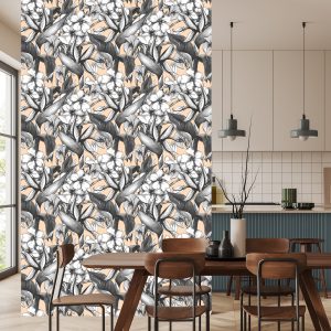 Papier Peint Belles Fleurs Exotiques – Image 4