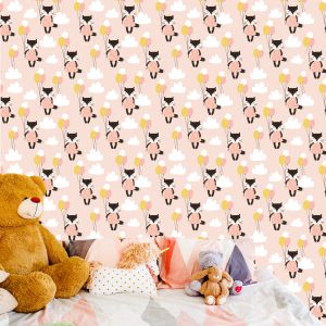 Papier Peint Pour Les Enfants - Chats Parmi Les Nuages – Image 6