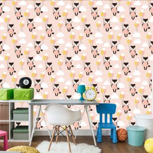 Papier Peint Pour Les Enfants - Chats Parmi Les Nuages – Image 4