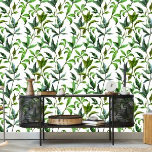 Papier Peint Feuilles D'aquarelle – Image 5