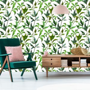 Papier Peint Feuilles D'aquarelle – Image 6