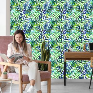 Papier Peint Feuilles D'aquarelle – Image 7