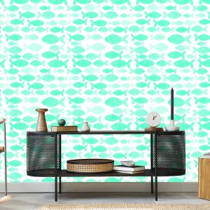 Papier Peint Pour Les Enfants - Poisson Aquarelle – Image 5