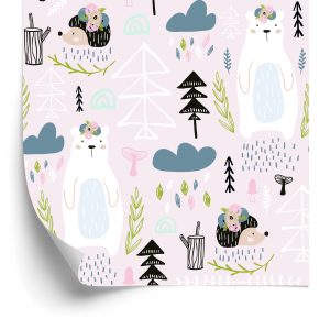 Papier Peint Pour Les Enfants - Animaux De La Forêt – Image 2
