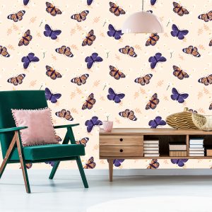 Papier Peint Pour Les Enfants - Papillons Colorés – Image 6