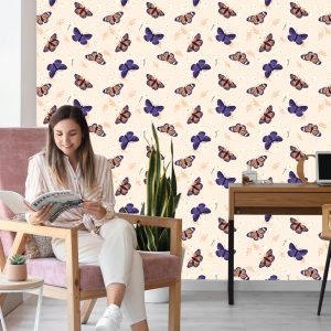 Papier Peint Pour Les Enfants - Papillons Colorés – Image 7