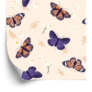 Papier Peint Pour Les Enfants - Papillons Colorés – Image 2