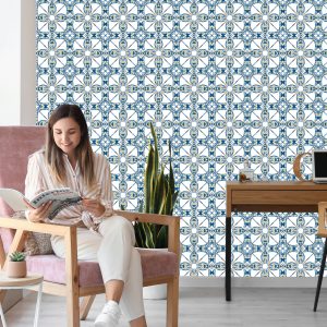 Papier Peint Mosaïque Colorée Dans Le Style Oriental – Image 7