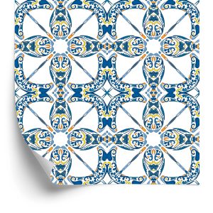 Papier Peint Mosaïque Colorée Dans Le Style Oriental – Image 2