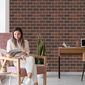 Papier Peint Effet 3D De Brique – Image 7