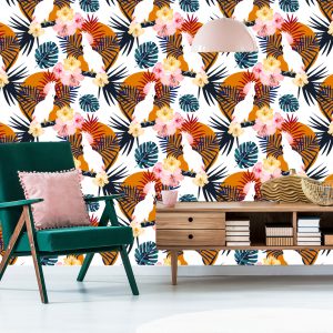 Papier Peint Perroquets, – Image 6