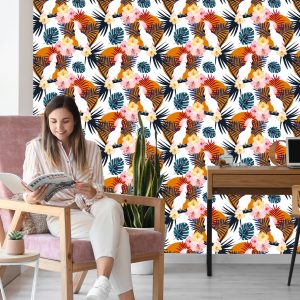 Papier Peint Perroquets, – Image 7