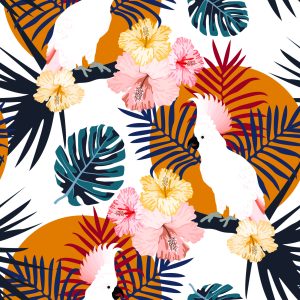 Papier Peint Perroquets, – Image 1