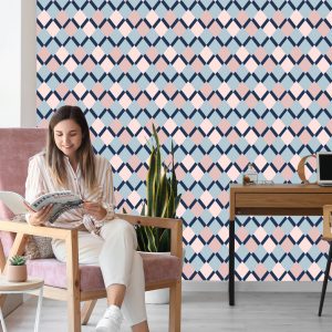 Papier Peint Géométrique - Diamants Colorés – Image 7