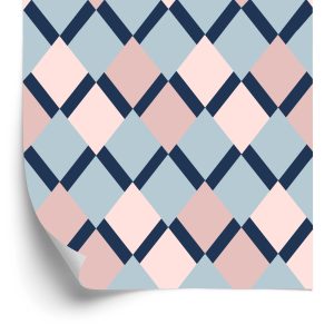 Papier Peint Géométrique - Diamants Colorés – Image 2