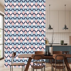 Papier Peint Géométrique - Diamants Colorés – Image 4