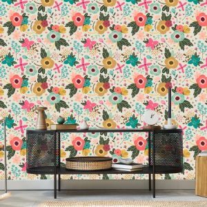 Papier Peint Fleurs Colorées Dans Le Pré – Image 5