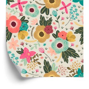 Papier Peint Fleurs Colorées Dans Le Pré – Image 2