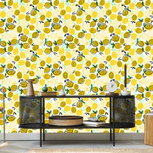Papier Peint Pour La Cuisine - Des Citrons À La Scandinave – Image 5