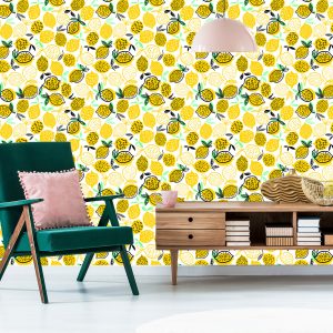 Papier Peint Pour La Cuisine - Des Citrons À La Scandinave – Image 6