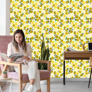 Papier Peint Pour La Cuisine - Des Citrons À La Scandinave – Image 7
