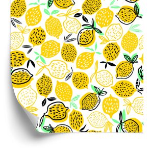 Papier Peint Pour La Cuisine - Des Citrons À La Scandinave – Image 2