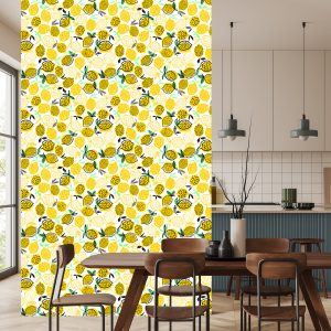 Papier Peint Pour La Cuisine - Des Citrons À La Scandinave – Image 4