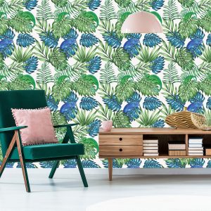 Papier Peint Feuilles De Caméléon Exotique – Image 6