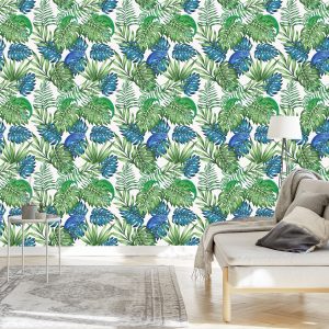 Papier Peint Feuilles De Caméléon Exotique – Image 3